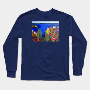 Italian Coast Hills Long Sleeve T-Shirt